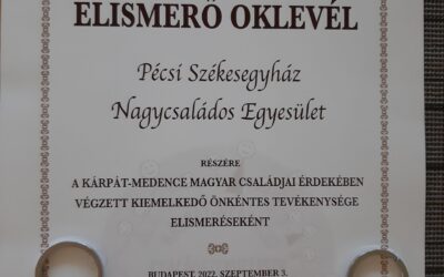 Elismerő oklevél